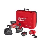 Milwaukee M18 FUEL 18V Brushless Deep Cut Band Saw Kit w/ (2) 9.0Ah Batteries & Rapid Charger thumbnail 1