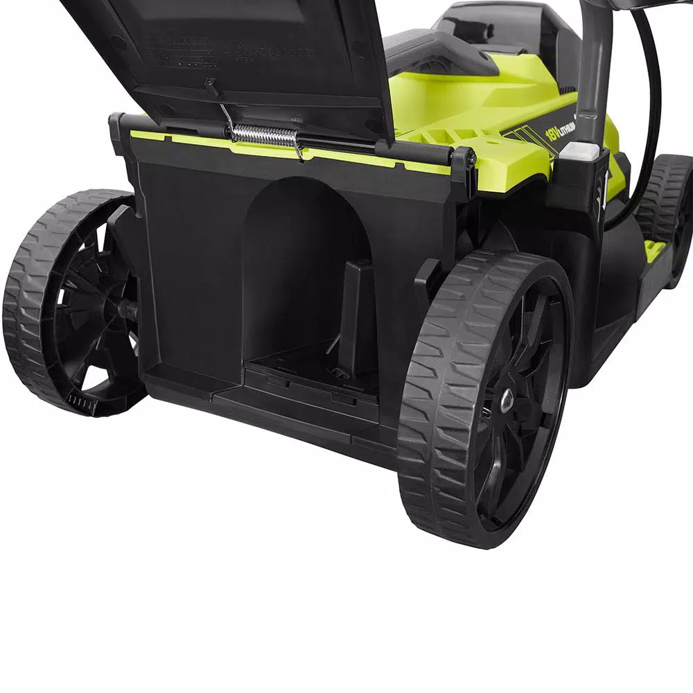 RYOBI ONE+ 18V Lithium-Ion 13 in. Cordless Walk Behind Push Lawn Mower with 4.0 Ah Battery and Charger