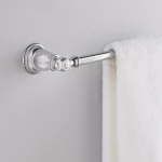 MOEN Kingsley 24 in. Chrome Towel Bar, Modern Glam Single Towel Bar thumbnail 2