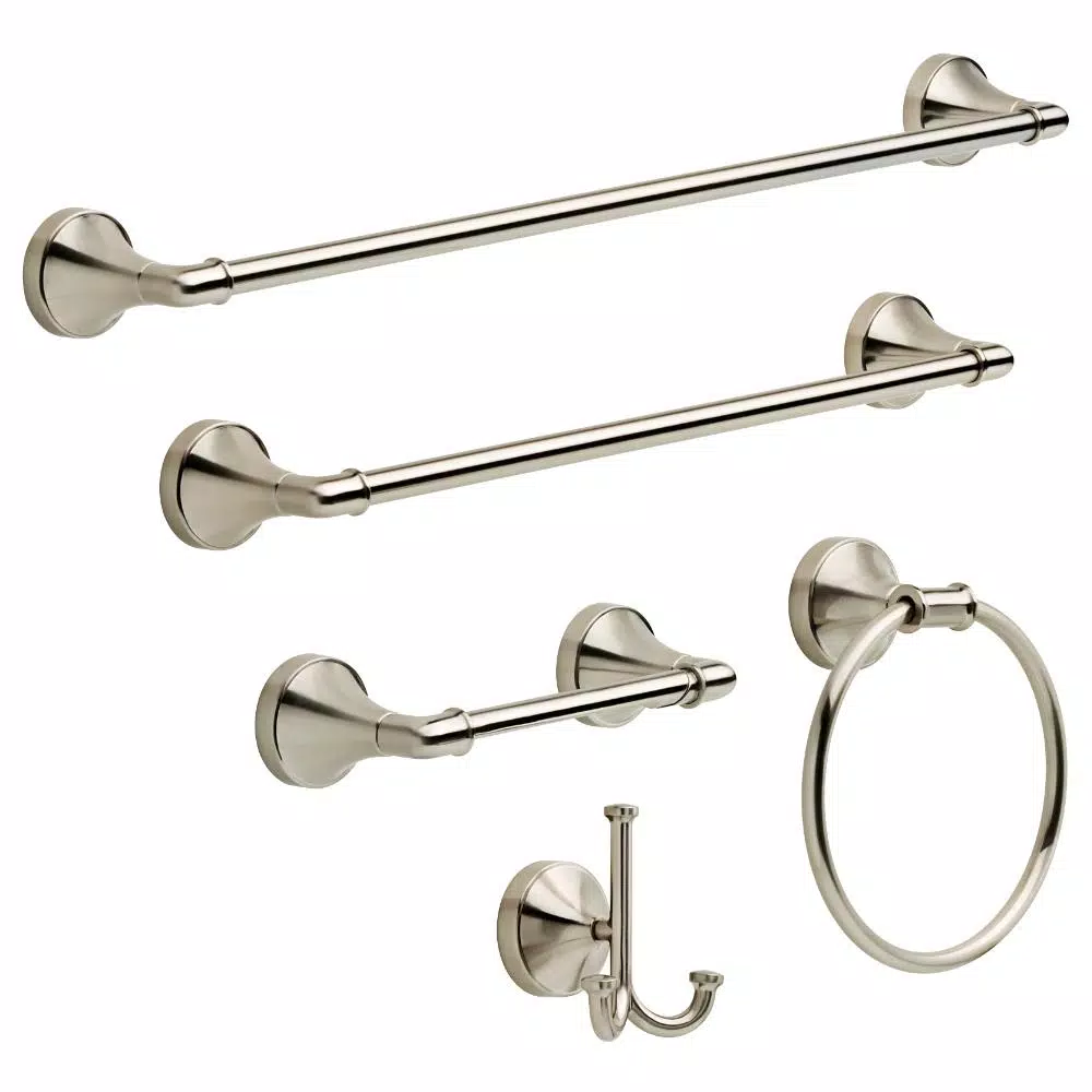 Delta Phoebe Triple Towel Hook in Brushed Nickel