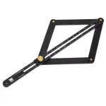 WEN 0.5 in. Aluminum Miter Saw Bevel Gauge and Corner Angle Finder thumbnail 2