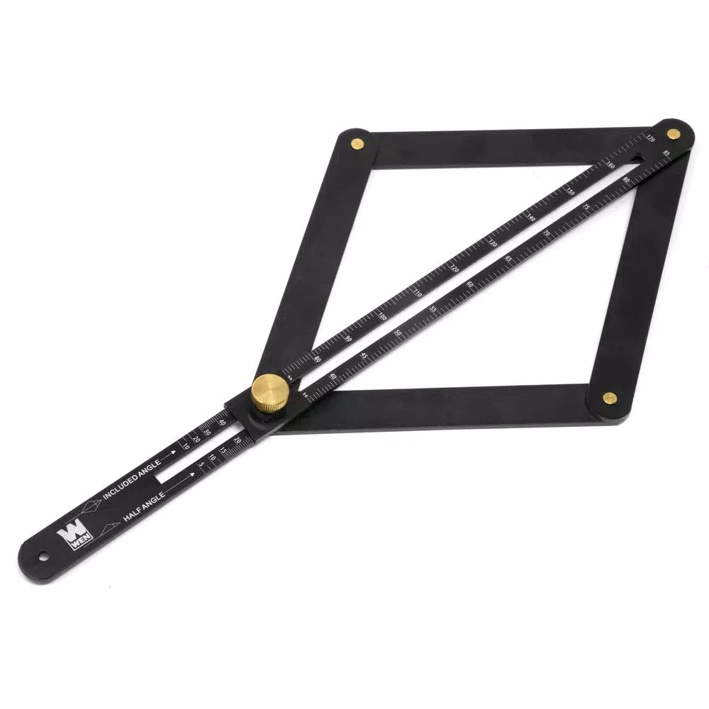 WEN 0.5 in. Aluminum Miter Saw Bevel Gauge and Corner Angle Finder
