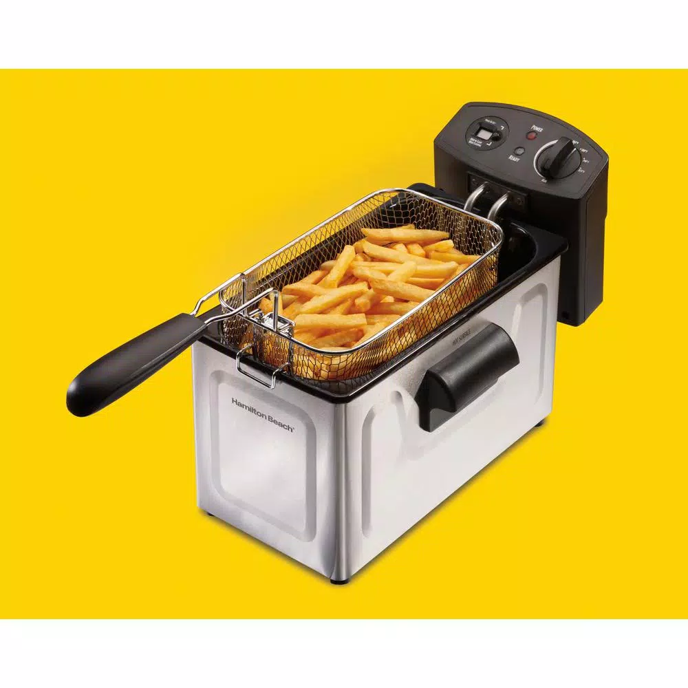 Hamilton Beach 3 Qt. Stainless Steel Deep Fryer with Digital Timer