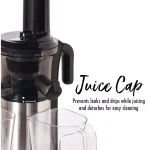 Tribest Shine Kitchen Co. SJV-107 Vertical Juicer, Stainless Steel, 200W thumbnail 3