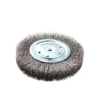 Lincoln Electric 6 in. x 1 in. Crimped Wire Wheel Brush for Bench or Pedestal Grinders thumbnail 1