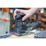 WEN 1/4 Sheet Orbital Palm Sander, 2 Amp, 15,000 OPM thumbnail 5