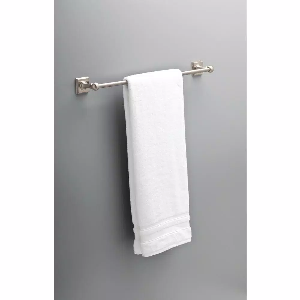 Delta Teague 24 in. Single Towel Bar in SpotShield Brushed Nickel