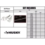 Husky 18-Piece Master Metric Ratcheting Wrench Set thumbnail 8