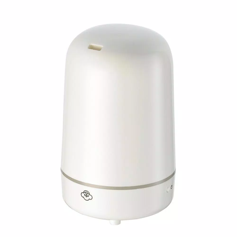 Serene House Light House White Ultrasonic Aromatherapy Oil Diffuser with Ambient LED Light