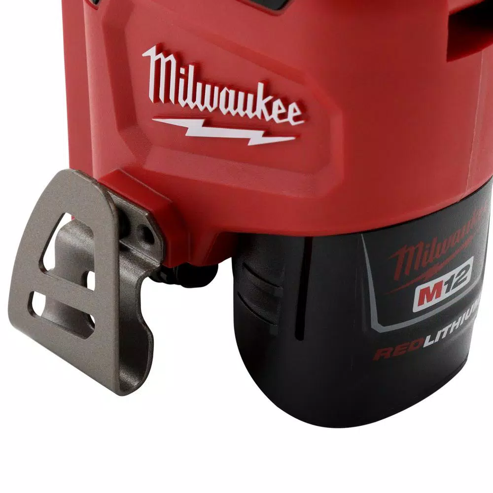 Milwaukee M12 12V Cordless Rivet Tool Kit with (2) 1.5Ah Batteries, Charger & 1000 Lumen Rover Flood Light