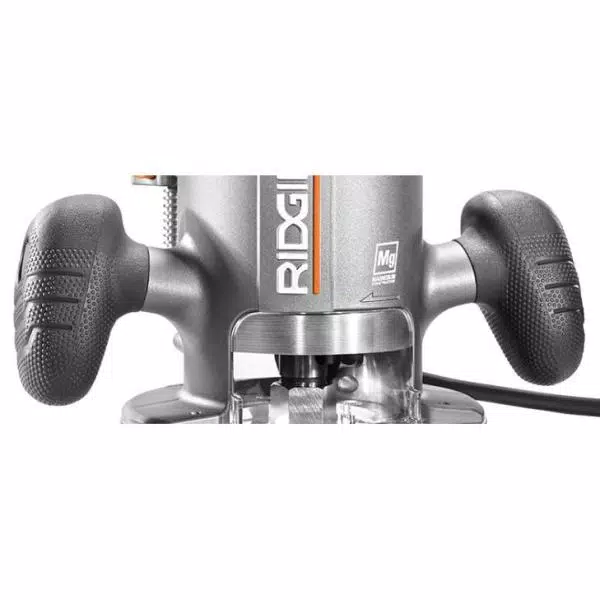 RIDGID 2 HP 11 Amp 1/2 in. Heavy-Duty Corded Router with Fixed and Plunge Bases