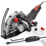XtremepowerUS 14 in. 15 Amp Worm Drive Circular Saw, Wet/Dry Industrial Cutter thumbnail 1