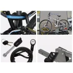 Swagman Dispatch Premiere 2-Bike Platform RV Hitch Rack - Gray and Black thumbnail 5