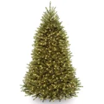 National Tree Company 6 ft. Dunhill Fir Artificial Christmas Tree with 600 Clear Warm White Lights thumbnail 1