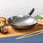 Honey-Can-Do Joyce Chen 12 in. Carbon Steel Stir Fry Pan with Removable Ergonomic Handle thumbnail 5