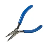 Klein Tools 4 in. Midget Long-Nose Pliers with Slim Nose and Spring Action thumbnail 3