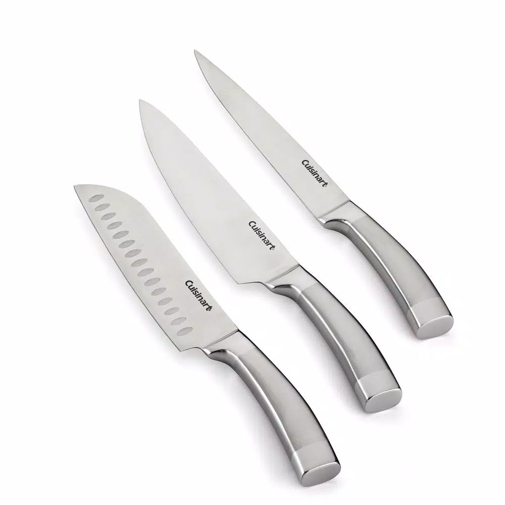 Cuisinart Normandy Collection 19-Piece Forged Stainless Steel Cutlery Block Set with Wood Block