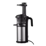 Boyel Living 200W Stainless Steel Slow Masticating Juicer, Quiet Cold Press Juicer with Reverse Function, Silver thumbnail 1
