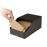 Mind Reader Black Coffee Station Organizer with K-Cup Drawer and Sleeve Dispenser thumbnail 2