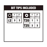 DEWALT MAXFIT 30-Piece Screwdriver Bit Set with Magnetic Sleeve for Impact Drivers thumbnail 12