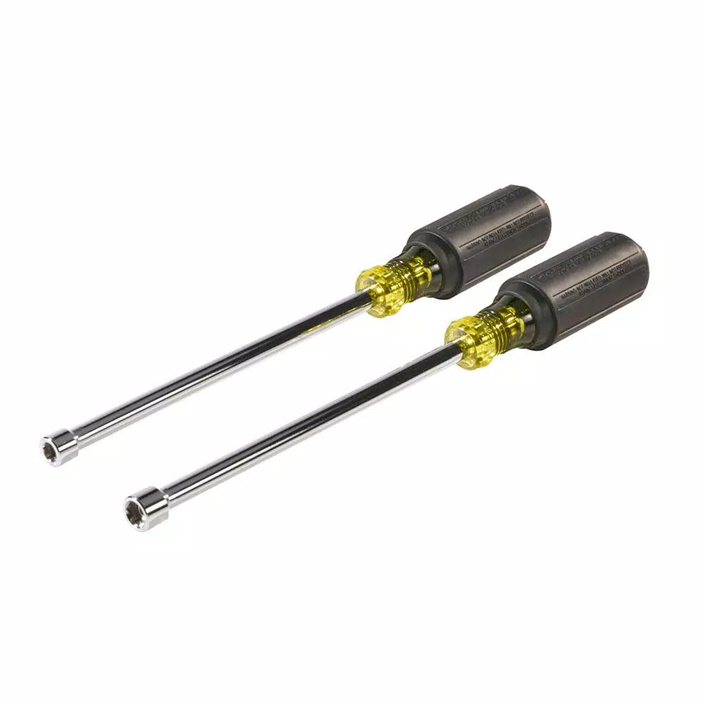 Klein Tools Magnetic Nut Driver Set, 6 in. Shaft (2-Piece)