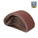 POWERTEC 60-Grit Aluminum Oxide Sanding Belts, 2-1/2 in. x 14 in. (10-Pack) thumbnail 1