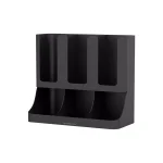 Mind Reader Black Coffee and Tea Station Organizer with Pod, Cup, and Condiment Storage thumbnail 5