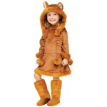 Unbranded Large Girls Sweet Fox Halloween Costume - Animal Theme thumbnail 1