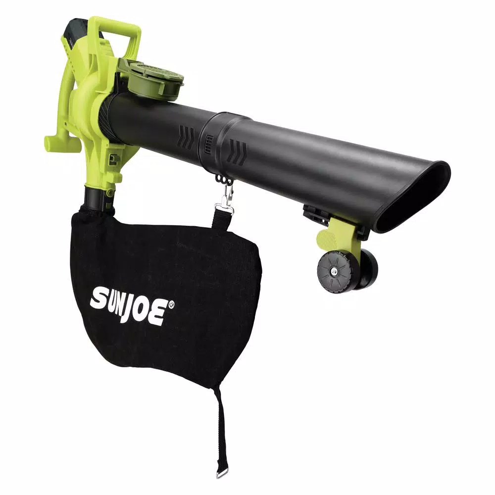 Sun Joe iONBV-XR 40V Cordless 3-in-1 Blower, Vacuum, and Mulcher Kit with 5.0 Ah Battery and Charger