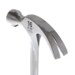 Estwing 16 oz. Curved Claw Rip Hammer, 1-Piece Forged Steel with Shock Reduction Grip thumbnail 3