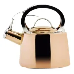 Old Dutch DuraCopper 1.7 Qt. Stovetop Tea Kettle, Copper Finish 18/8 Stainless Steel, Induction Safe thumbnail 1