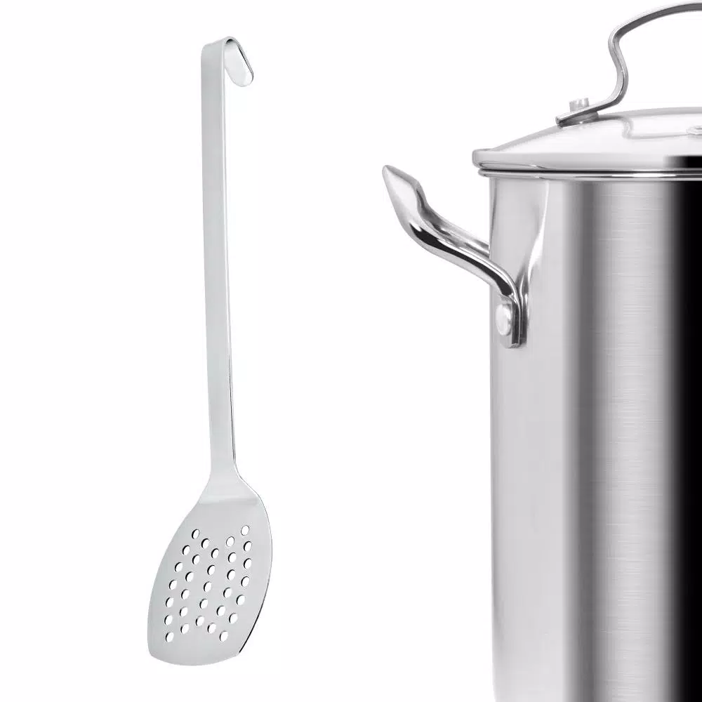 1829 Carl Schmidt Sohn PRO-X 15.5 in. Stainless Steel Slotted Spatula, 18/10 Professional Grade Turner