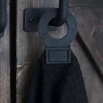 RITZ Hook and Hang Black Woven Cotton Kitchen Towels, Set of 2 thumbnail 2