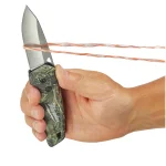 Milwaukee FASTBACK Camo Stainless Steel Folding Knife with 2.95 in. Drop Point Blade thumbnail 5
