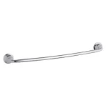 KOHLER Forte Sculpted 3-Piece Polished Chrome Bathroom Hardware Set thumbnail 2