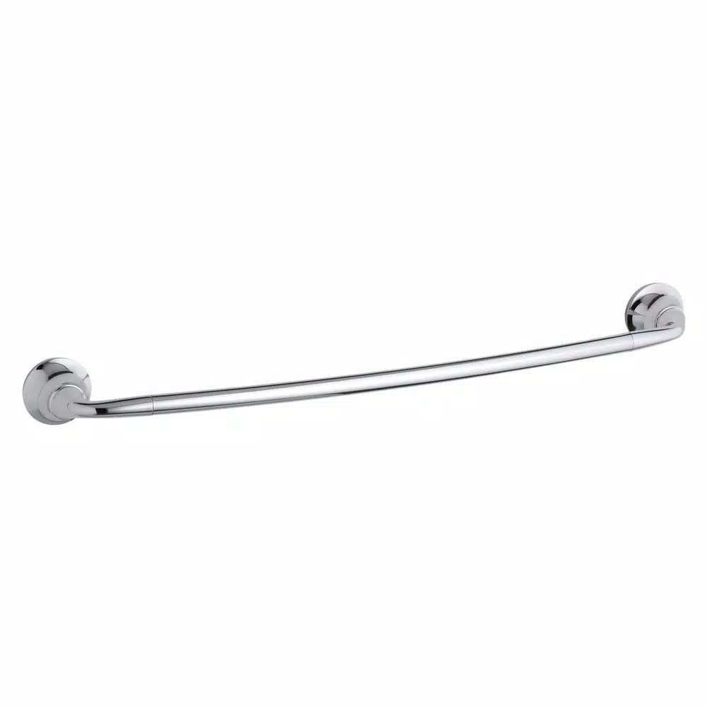 KOHLER Forte Sculpted 3-Piece Polished Chrome Bathroom Hardware Set