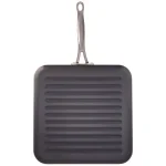 Gotham Steel 10.5 in. Ti-Ceramic Non-Stick Square Grill Pan, Graphite thumbnail 3