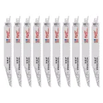 Milwaukee Torch 9 in. Wrecker Multi-Material Demolition Reciprocating Saw Blades, 7/11 TPI (10-Pack) thumbnail 1