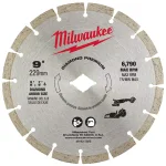 Milwaukee 9 in. Diamond Premium Segmented Blade for Concrete, Brick, and Stone thumbnail 1