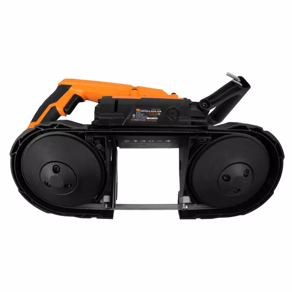 WEN 10-Amp Portable Band Saw, 5-Inch Variable Speed Handheld Metal Cutting Saw