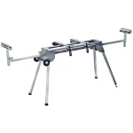 Genesis Heavy-Duty Folding Miter Saw Stand with Wheels and All-Steel Construction thumbnail 1