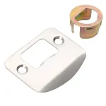 Defiant Highland Satin Nickel Passage Door Lever with Square Rose thumbnail 7