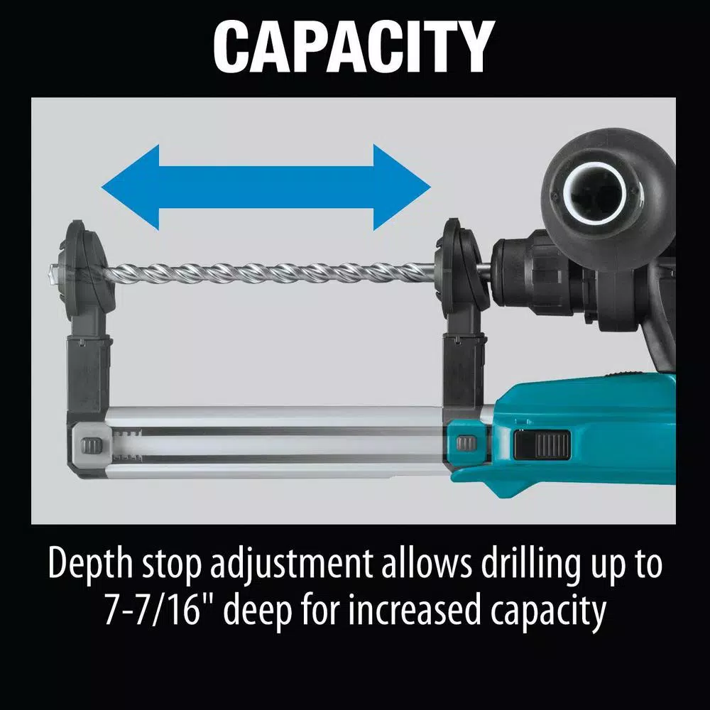 Makita HR2661 1 in. AVT Rotary Hammer with HEPA Dust Extractor, SDS-Plus, D-Handle