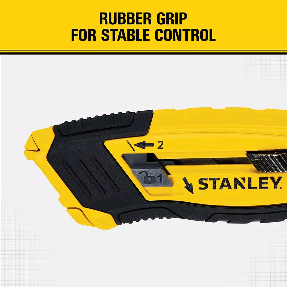 Stanley Control-Grip Retractable Utility Knife with Belt Clip