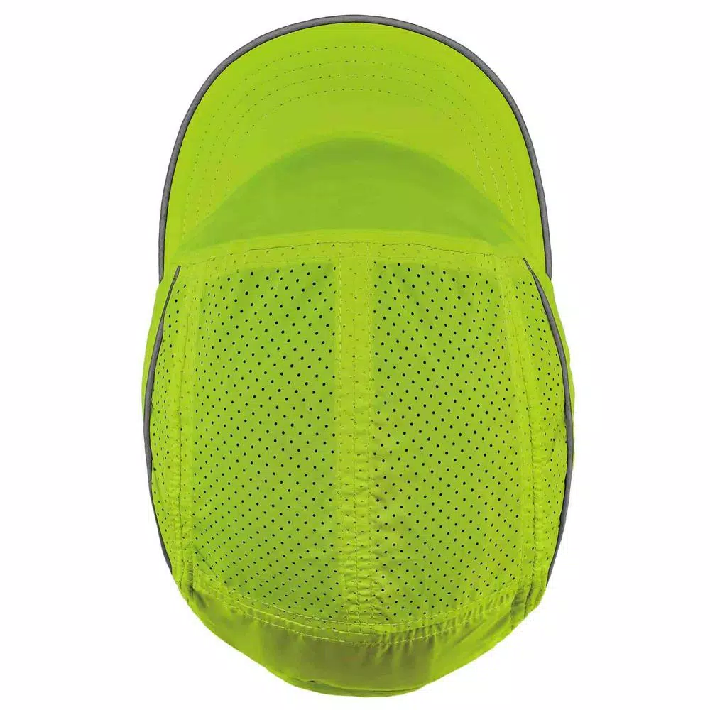 Ergodyne Skullerz 8955 Lightweight Lime Green Vented Bump Cap with Short Brim