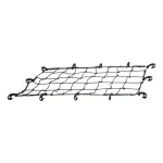 CURT 43" x 24" Cargo Net for Cargo Carriers up to 60" Wide thumbnail 1