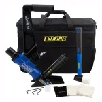 Estwing 18-Gauge L-Cleat Pneumatic Flooring Nailer Kit with Mallet and Padded Bag thumbnail 1
