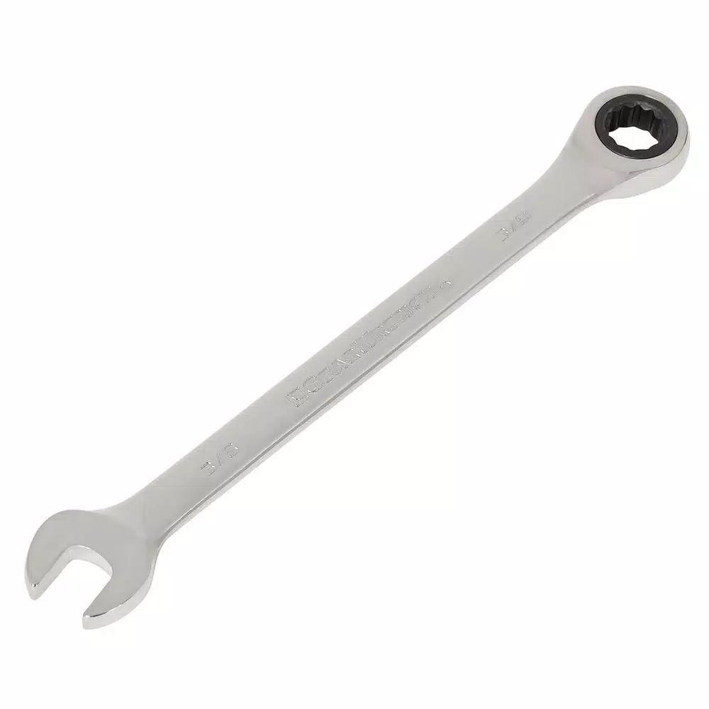 GEARWRENCH 3/8 in. Combination Ratcheting Wrench, 12-Point Steel Hand Tool
