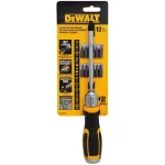 DEWALT Heavy-Duty Ratcheting Screwdriver with Removable Bar and 12 Bits thumbnail 3