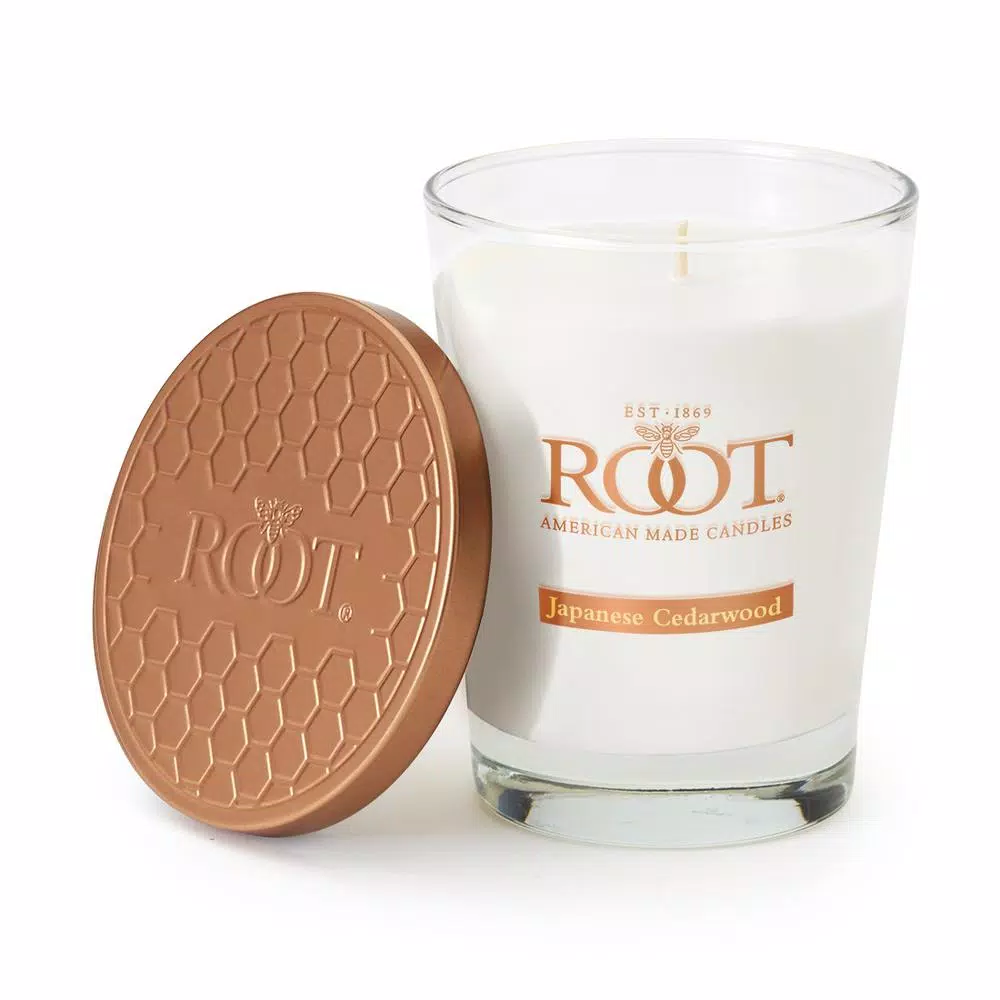 ROOT CANDLES Veriglass Japanese Cedarwood Scented Soy Jar Candle